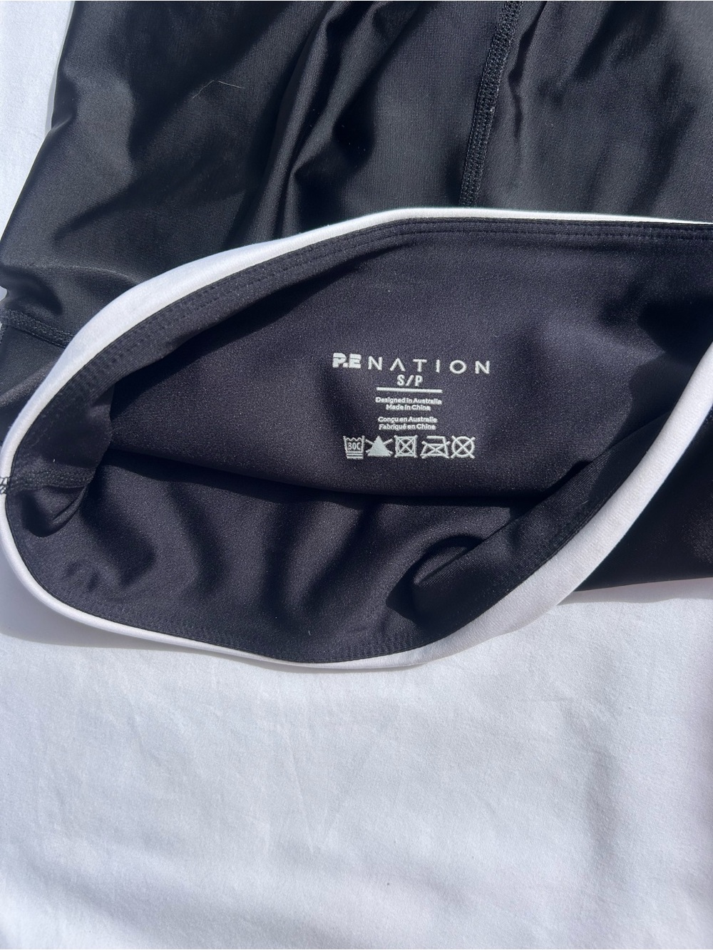 P.E NATION Black Athletic leggings